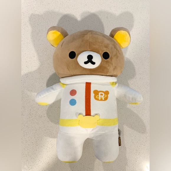 Authentic San-X Rilakkuma Astronaut Bear in White Space Suit - Picture 7 of 8